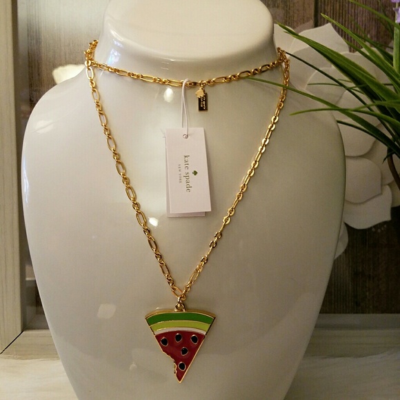 Kate spade watermelon long pendant necklace - Picture 3 of 5